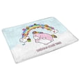 thumbnail image 2 of MKHERT Funny Pink Fat Unicorn with Fast Food Rainbow and Clouds Doormat Rug Home Decor Floor Mat Bath Mat 30x18 inch, 2 of 3