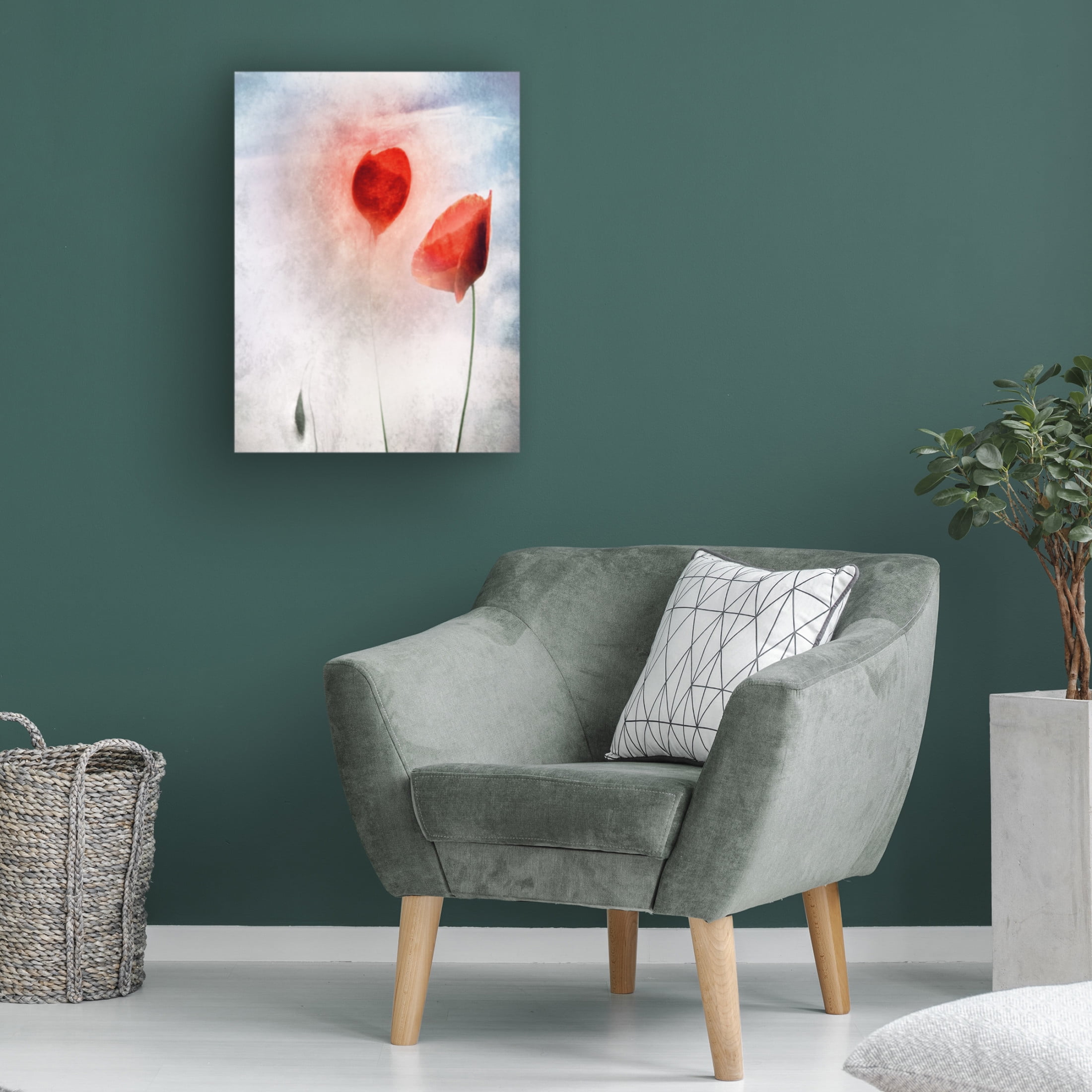 Canvas Wall Art - Gilbert Claes 'In Flanders Fields' Wall Art for Living Room, Bedroom, or Office D?cor by Trademark Fine Art - 35 x 47 Inches