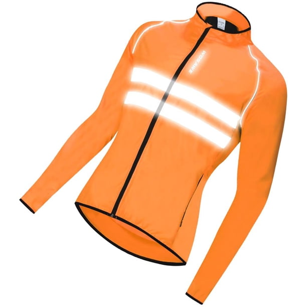 Chaqueta de s Cortavientos de Manga Larga Sport , naranja SG Cola Cycling Bike Jersey