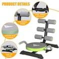 thumbnail image 4 of Gonipol  Ab Workout Equipment, Ab Machine for Home Gym Fitness, Ab Trainer Exercise Equipment for Abdominal Exercise and Strength Training  Adjustable AB Trainer Abdominal Machine for Stomach(Green), 4 of 7
