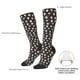 thumbnail image 4 of Balery Snowflake Cream Hot Cocoa Calcetines novedosos Calcetines deportivos Calcetines hasta la rodilla Calcetines de algodón Calcetines originales y geniales, 4 of 6
