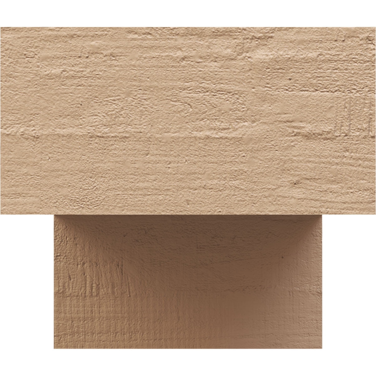 11"W x 22"D x 11"H Wide Chapel Hill Rough Cedar Woodgrain TimberThane Corbel, Primed Tan