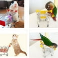 thumbnail image 3 of Parrot Oiseau Mini Supermarché Panier en Forme de Jouet Intelligence Croissance Jouet Vert, 3 of 8