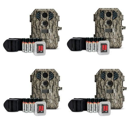 Stealth Cam 7MP Infrared Scouting Game Trail Camera w/ SD Card (4 Pack) |