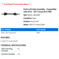thumbnail image 2 of Front Left Axle Assembly - Compatible with 2014 - 2017 Acura RLX FWD 2015 2016, 2 of 2