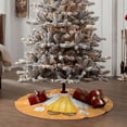 thumbnail image 5 of Daiia Sunflower Gnomes 2 Drawing Merry Christmas Tree Skirt , Xmas Large Lace-up Tree Skirt, Santa Snowflakes Rustic Home Decorations New Year Party Farmhouse Decor-30", 5 of 7