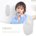 thumbnail image 2 of HEALEEP Toothbrush Container 2Pcs Wall Mounted for Bathroom Use White Silicone, 2 of 7