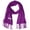 Plum, variant on Men Women Unisex Classic Soft Winter Scarf 78" x 12" - Plum
