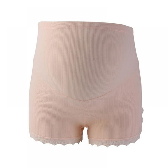 Women's Cotton Maternity Panties Soft & Seamless Pregnancy Boyshorts for Dress, Belly Support, Prevent Thigh Chaffing