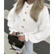 thumbnail image 3 of Cardigan PRETTYGARDEN Mujer Corto Blanco XXL, 3 of 5