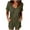 Army Green, variant on Summer Rompers for Women Jumpsuit Shorts Casual Loose Fit Summer Women's Fashion Drawstring Short Sleeve V-Neck Overalls with Pockets S-2XL