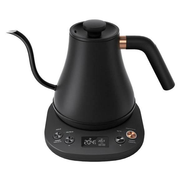 Hervidor eléctrico Mecity Gooseneck Pour Over 0.8 L 1200W negro