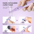 thumbnail image 5 of Ear and Nose Hair Trimmer for Women, 2026 Professional Painless 2 in 1 USB Rechargeable Eyebrow & Facial Hair Trimmer, Precision Tool with Powerful Motor and Dual-Edge Blades, IPX7 Waterproof, 5 of 6