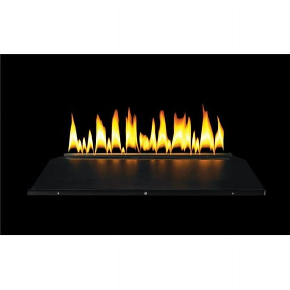 Empire 18 in. 26000 Btu Battery Operated Electronic Ignition Loft Vented & Vent-Free Burner with Thermostat Remote Control, Propane Gas