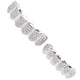 thumbnail image 5 of Juego de brackets dentales de estilo hip hop, de aleación, para decoración de dientes, ideal para fiestas de Halloween y plata., 5 of 14