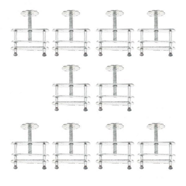 Paquete de 2-6 tapones de agua de tornillo de 10 Uds para manguera de goma, Clip de Control de flujo, 2 piezas