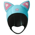 thumbnail image 4 of Orejas de Gato Capucha de Buceo Neopreno Lindo Colamx Gorro de Surf para Canotaje Rafting Natación Azul, 4 of 8