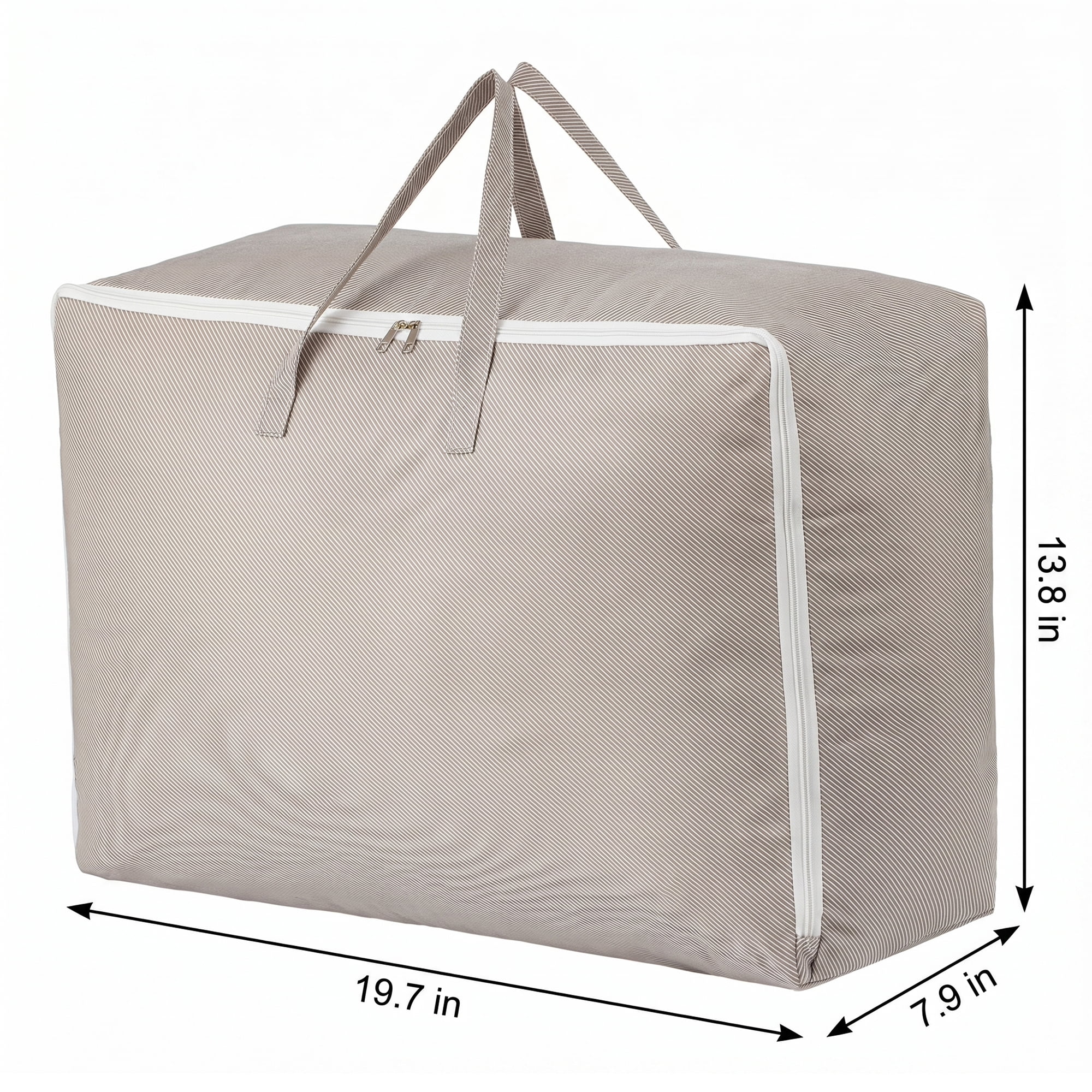 Unique Bargains Clothes Storage Bag for Organizing Closet Purple 19.7"x7.9"x13.8"