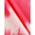 thumbnail image 6 of Capreze Women Tie Dye Stripe Dress Casual Summer Short Sleeve Tunic Dresses Beach Lounge Dress, 6 of 7