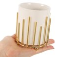 thumbnail image 4 of MasteelfCA Boîte de Rangement pour Stylos de Maquillage Boîte de Rangement pour Bijoux de Bureau avec Support en Fer, 4 of 7