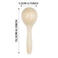 thumbnail image 3 of SIfdSeng Get it Fast Kid Wooden Comfortable Grip Clear Sound Unpainted Design for Percussion Ensembles Materi, 3 of 6