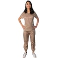 thumbnail image 1 of Jogger Conjunto Pantalón Dama Color Camello Talla Chica Marca Emil SaEs, 1 of 4