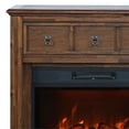 thumbnail image 5 of Jofran Hearthside Modern Rustic 32" Electric LED Fireplace 5000 BTU Console TV Stand, 5 of 6