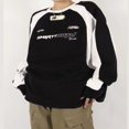 thumbnail image 3 of Lettres Unisexes Hommes Femmes Imprimé Sweat-Shirt Col à Manches Longues Pulls à Capuche, 3 of 7