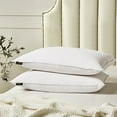 thumbnail image 2 of Farm To Home  Organic Blended Cotton Softy Around Feather And Down Pillow (Set of 2) - White Jumbo - Set of 2, 2 of 5