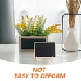 thumbnail image 3 of WHAMVOX 1 Set Mini Chalk Boards Signs Black Wood Rectangular for Memo Display Erasable Reusable Home Decor, 3 of 8
