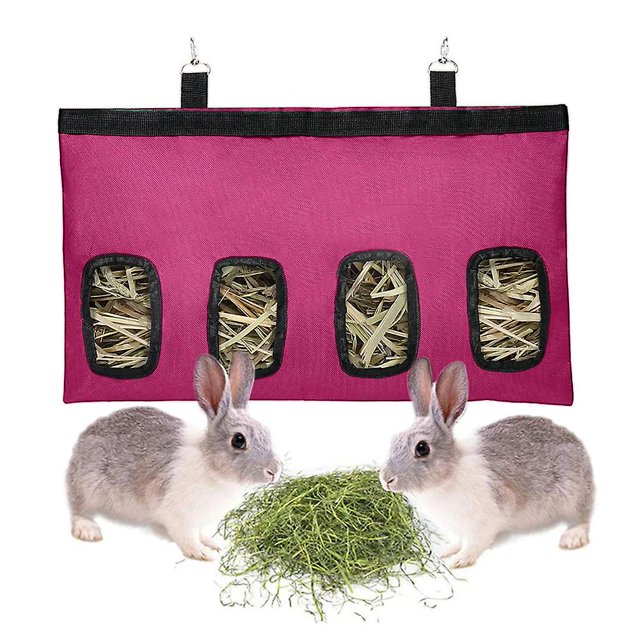 Rabbit Hay Feeder Bag, Durable 600d Oxford Fabric For Easy And Convenient Hay Feeding