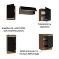 thumbnail image 4 of Cocina Integral Completa Modular Madesa Glamy 180cm MN 12, 4 of 5