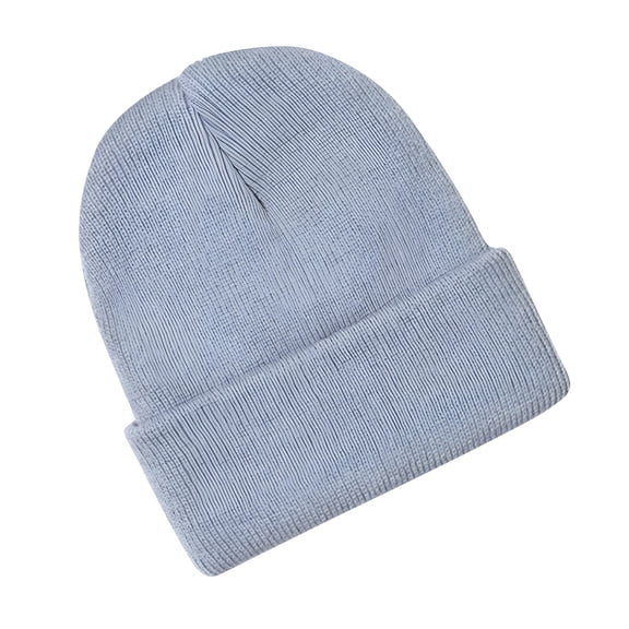 TELOLY Baby Knit Beanie Hat Winter Hats Infant Toddler Soft Stretchy Slouchy Warm Cuffed Beanie Cap Girls Boys Skull Cap 0-3 Years