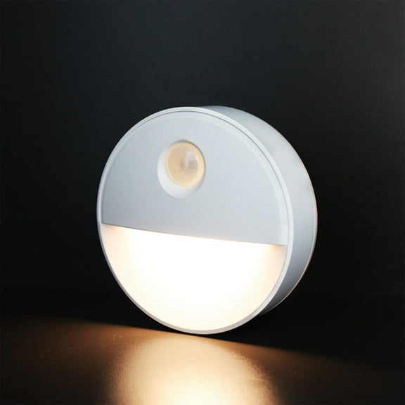 HKEJIAOI Wireless Motion Sensor Light, Human Body Detection LED Closet Light, Auto On/Off Battery Powered Night Light for Home, Bedroom, Hallway, Cabinet