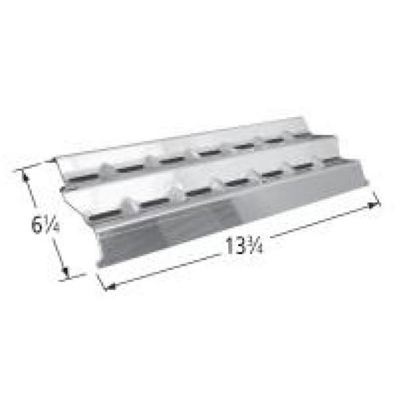 Stainless Steel Heat Plate 13 3/4 X 6 1/4 for Broil King Grills