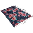 thumbnail image 4 of Pioneer Flower Floral Print Pattern Blanket,Comfortable Soft Flannel Throw Blanket,All Season,Warm Lightweight Blankets for Sofa Bed Couch Living Room Chair,40"x50", 4 of 4