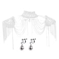 thumbnail image 2 of Collar de cadena de hombro Fernando Perla Ajustable, 2 of 3