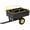 Yellow, variant on 750 LBS Heavy‑Duty Steel Utility Dump Trailer, 15 Cu Ft Garden Dump Cart with Removable Sides, Foot Pedal & Hand Pull for ATV UTV Lawn Mower Compatibility