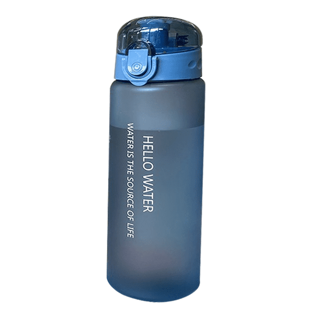 Vaso de agua portátil de plástico - Azul transparente 780ml Adepaton CPB-US-CJZ535-3