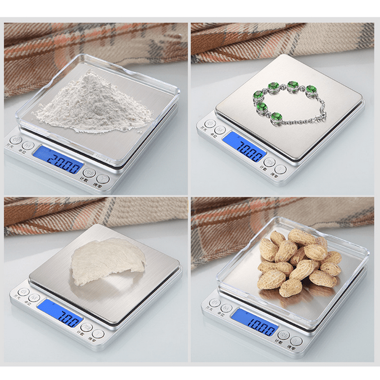 Usb Rechargeable Digital Kitchen Scale, Digital Scale 0.1g/3kg