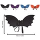 thumbnail image 4 of Guardurnaity Juego de disfraces misterioso y genial de Halloween para niños, disfraz de murciélago divertido y accesorios de vampiro para niños. Disfraces de disfraces Ala morada 0-5 años, 4 of 6