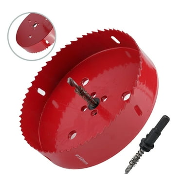 Premium BiMetal Wood Cutter Tools Set 6 inch Hole Saw Rust Proof Carbon Steel