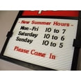 thumbnail image 5 of Glassmate Vertical Open/Closed Sun Message Slider Board Sign |14"W x 20"H (Blue w/Sun), 5 of 14