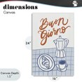 thumbnail image 4 of Stupell Industries Traditional Buon Giorno Breakfast Espresso Canvas Art, 16 x 24, by Amanda Houston, 4 of 8