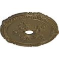 thumbnail image 3 of Ekena Millwork 26"OD x 3 3/4"ID x 1 1/2"P Attica with Rose Ceiling Medallion (Fits Canopies up to 4 1/2"), Hand-Painted Mississippi Mud, 3 of 5