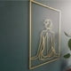 thumbnail image 2 of Cuadro decorativo de pared, estilo femenino, con motivos de bosque. Placa con imagen acrílica. Atrás uno, 2 of 7