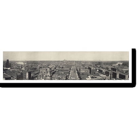 Historic Print, IA Des Moines 1907 PHOTO, Width 7" x Length 36"