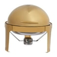 thumbnail image 2 of 9L Round Chafing Dish Buffet Warmer 201 Stainless Steel with Fuel Holder, 2 of 14