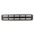thumbnail image 2 of Panel de conexión de red CAT3 de 50 puertos Panel de conexión de red RJ11 Plug and Play para gabinete estándar de 19 pulgadas, 2 of 5