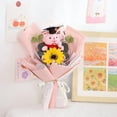 thumbnail image 1 of Ramo de peluches con aroma a girasoles para graduación: un adorable peluche con aroma a girasoles, tejido suave y decoración festiva para ceremonias o fiestas de graduación., 1 of 5